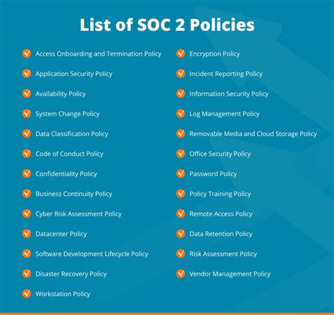SOC 2 Policies and Procedures .